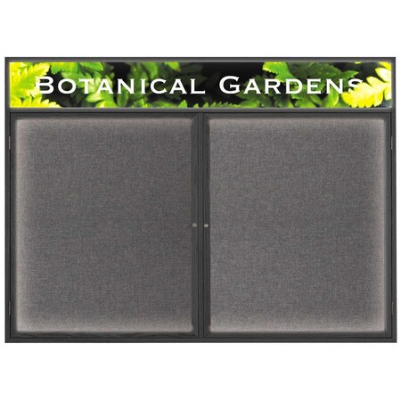 United Visual Products Open Faced Traditional Corkboard, 36x24" UV641A-WHITE-CORK